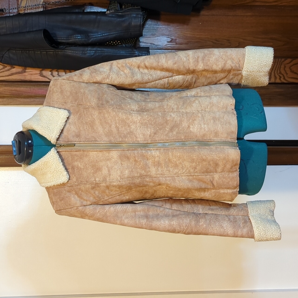 Faux Sheepskin Jacket
